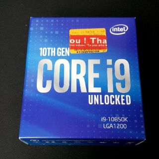 intel core i9 10850K 10世代CPU(PCパーツ)