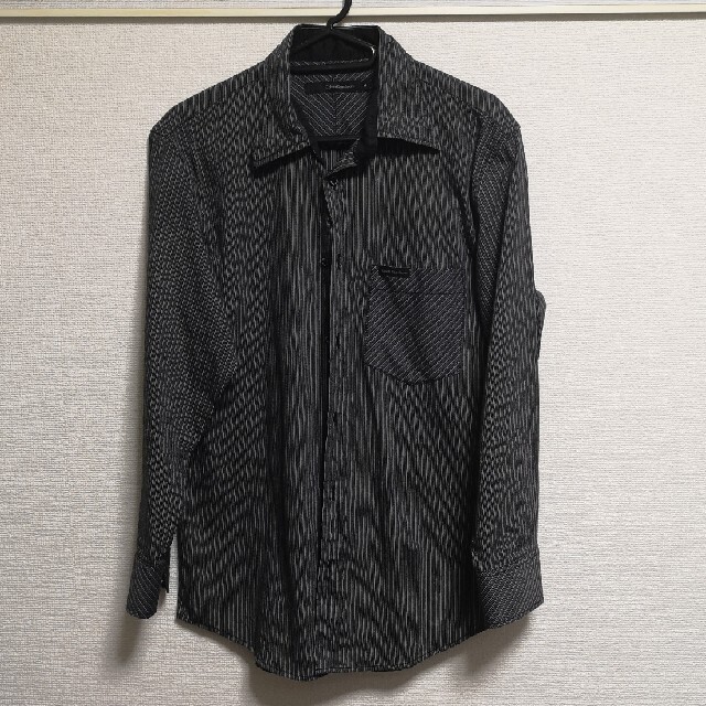 Calvin Klein カルバン・クライン シャツ 黒色 Mサイズ １度のみ