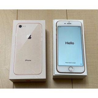 アイフォーン(iPhone)のiphone8  256GB ピンク　simフリー　中古(スマートフォン本体)