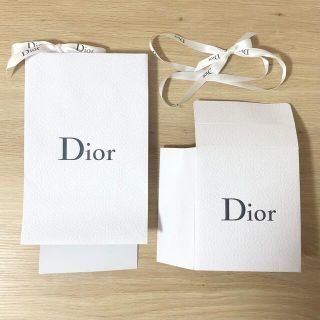 ディオール(Dior)のDior ディオール 紙袋 ショッパー リボン 箱 ブランド ハイブランド(ショップ袋)