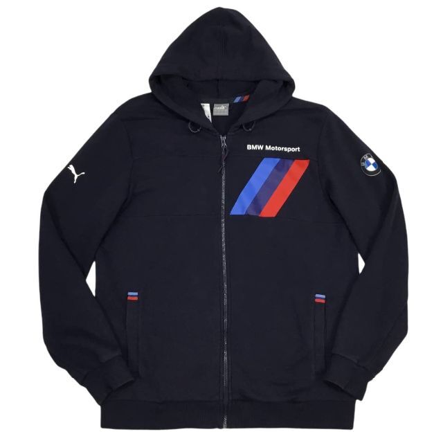 PUMAプーマ×BMW Motorsport ZIPパーカーネイビーL