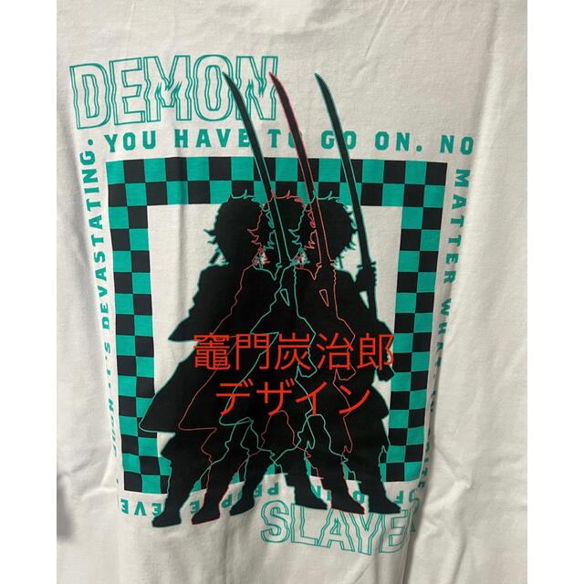 GU(ジーユー)の新品・未使用☆GU×鬼滅の刃コラボ Tシャツ レディースのトップス(Tシャツ(半袖/袖なし))の商品写真