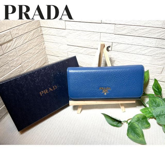 日本の楽天や代理店で買 ✨❤️美品❤️PRADA プラダ 二つ折り 長財布 ...