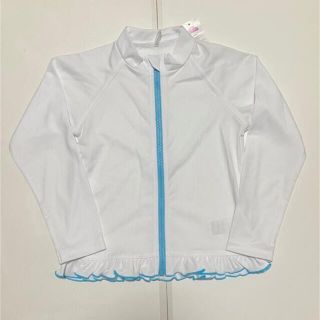 イオン(AEON)の新品タグ付き TOPVALU UV対策ラッシュガード  長袖 女の子 (水着)