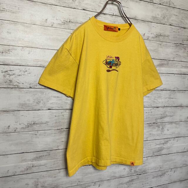 【希少カラー】レフトアローン　センターロゴ　バックプリント　イエロー　Tシャツ メンズのトップス(Tシャツ/カットソー(半袖/袖なし))の商品写真
