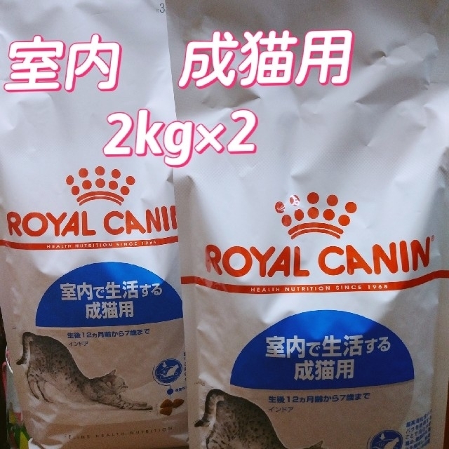 ROYAL CANIN - ロイヤルカナン インドア 猫 2Kg×2袋の通販 by みこちゃん's shop｜ロイヤルカナンならラクマ
