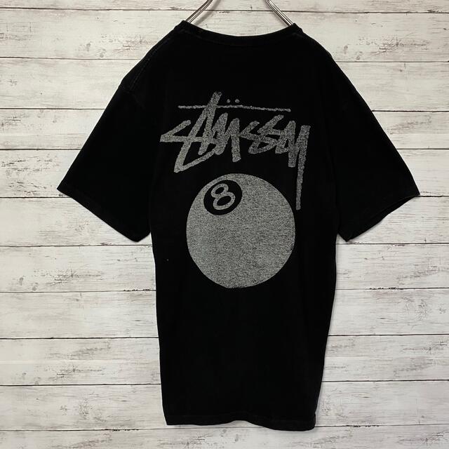 STUSSY(ステューシー)の【即完売モデル】ステューシー　8エイトボール　バックプリント　Tシャツ メンズのトップス(Tシャツ/カットソー(半袖/袖なし))の商品写真