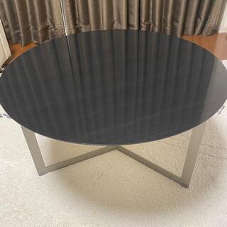パモウナ　テーブル　ブラック　ハイグロス(ローテーブル)