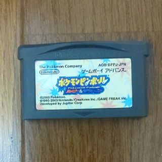 ポケモン(ポケモン)のポケモンピンボール ルビー&サファイア GBA(家庭用ゲームソフト)