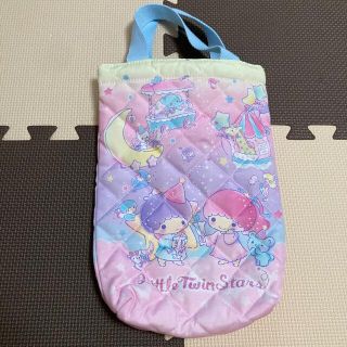 リトルツインスターズ(リトルツインスターズ)の新品！キキララ♡シューズケース/通園バッグ/保育園幼稚園入園(レッスンバッグ)