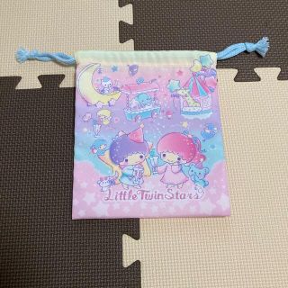 リトルツインスターズ(リトルツインスターズ)の新品！キキララ♡巾着/保育園幼稚園入園(キャラクターグッズ)