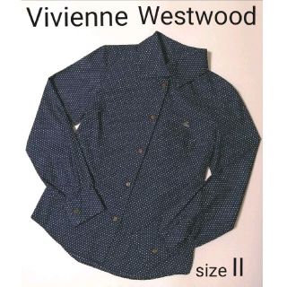 ヴィヴィアンウエストウッド(Vivienne Westwood)の美品　Vivienne Westwood  ヴィヴィアン  シャツ　長袖　ドット(シャツ/ブラウス(長袖/七分))