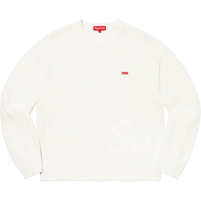 Supreme Textured Small Box Sweater ボックスL状態