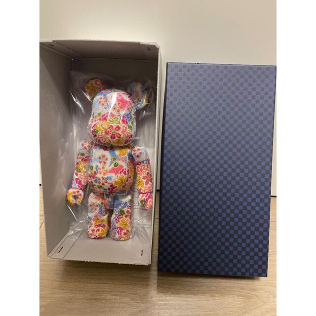 【新品未開封】柿沼人形・木目込み×BE@RBRICK 瑠璃色