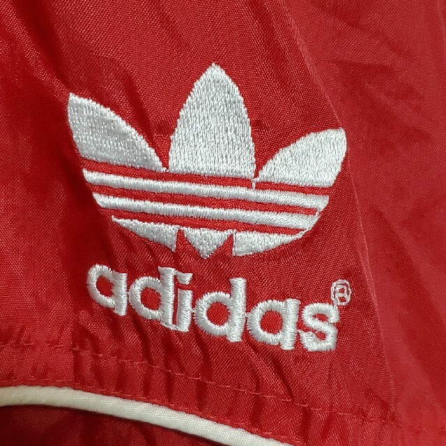 90s vintage adidas 赤 ナイロン ジャケット オーバーサイズ 5