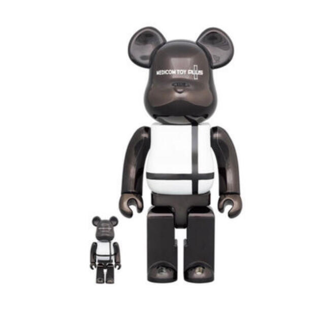 MEDICOM TOY(メディコムトイ)のBE@RBRICK MEDICOM TOY PLUS BLACK CHROME エンタメ/ホビーのフィギュア(その他)の商品写真