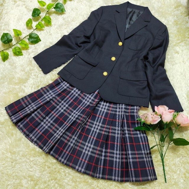 更に値下げ‼️【美品】バーバリー　制服　ノバチェック　スカート受験