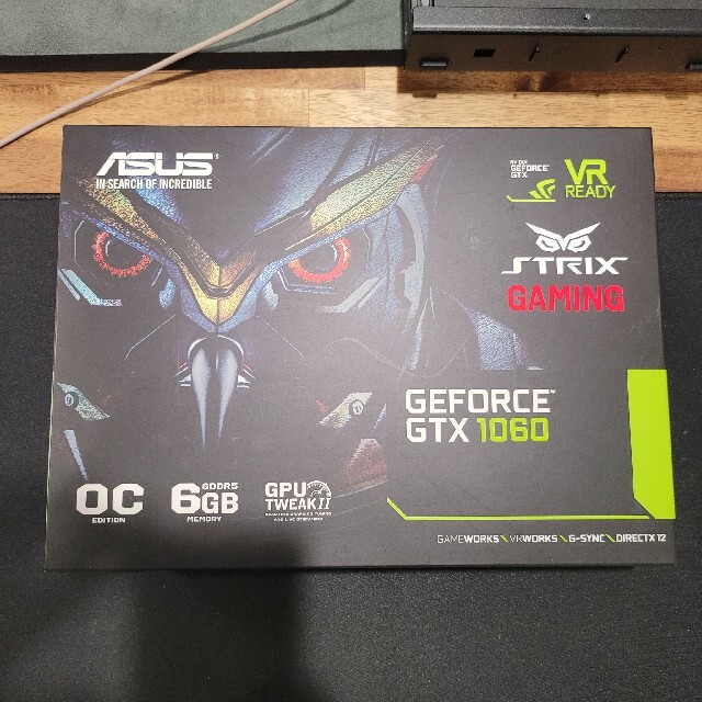 【美品】ASUS STRIX GTX1060 6GB OC版スマホ/家電/カメラ