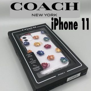 コーチ(COACH)のCOACH コーチiPhone11 保護ケース 新品 花柄(iPhoneケース)