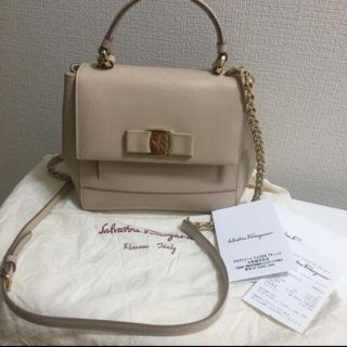 Salvatore Ferragamo - フェラガモ ヴァラ リボンバッグ チェーン