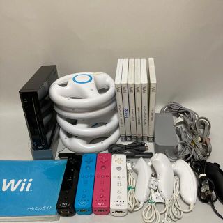 ウィー(Wii)のWii本体 マリオカート　4人で遊べる！セット(家庭用ゲーム機本体)