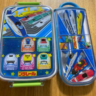 タカラトミー(Takara Tomy)のお弁当箱　カトラリーセット　プラレール(弁当用品)