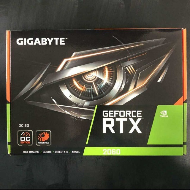春新作の GIGABYTE GV-N2060OC-6GD グラフィックボード PCパーツ
