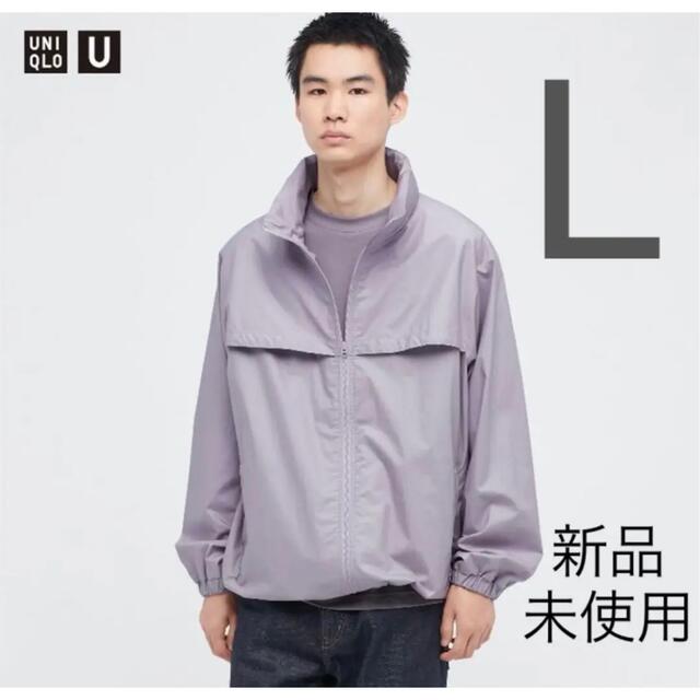 ユニクロu UNIQLO u オーバーサイズフーデッド ブルゾン  L