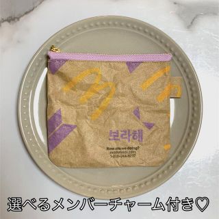 𓊆ハンドメイド𓊇 BTS×McDonald コラボ　ポーチ(アイドルグッズ)