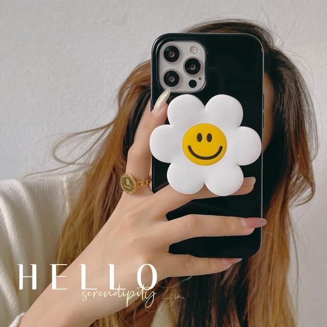 Iphone13 対応 花 デイジー スマイル ニコちゃん グリップ 付 韓国の通販 By るーちゃん S Shop ラクマ Iphone13 対応 花 デイジー スマイル ニコちゃん グリップ 付 韓国の通販 By るーちゃん S Shop ラクマ