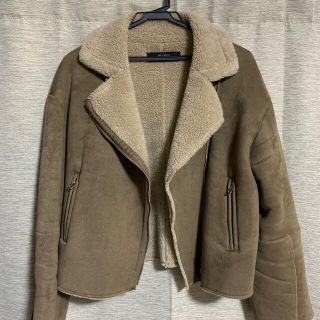 ザラ(ZARA)の大幅値下げ！【ZARA】ムートンライダース※使用品(ライダースジャケット)