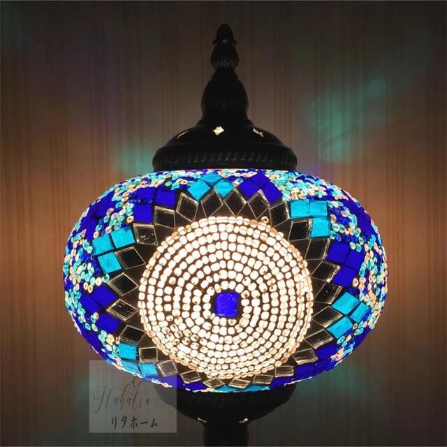 高級感溢れる トルコ風 ステンドグラス テーブルランプ 照明卓上
