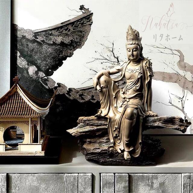 新品 自在観音菩薩禅意仏像置物 台座付きの通販 by Ritahome|ラクマ 新品 自在観音菩薩禅意仏像置物 台座付きの通販 by Ritahome|ラクマ