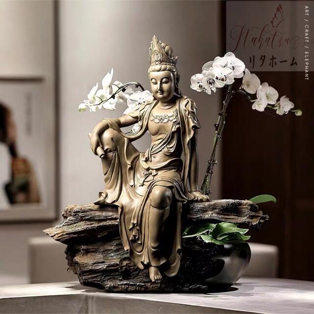 新品 自在観音菩薩禅意仏像置物 台座付きの通販 by Ritahome|ラクマ 新品 自在観音菩薩禅意仏像置物 台座付きの通販 by Ritahome|ラクマ