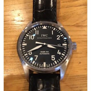 インターナショナルウォッチカンパニー(IWC)の【 OH済】IWCマーク16黒文字盤 自動巻き デイト IW325501 (腕時計(アナログ))