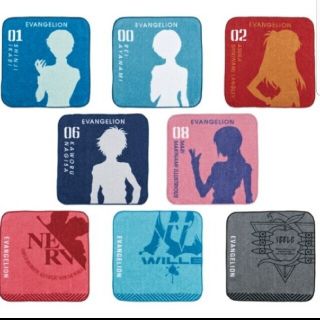 一番くじ エヴァンゲリオン F賞 ハンドタオル全8種 コンプリート
