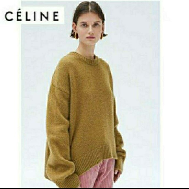 レディースCELINE　カシミヤ　チャンキーニット