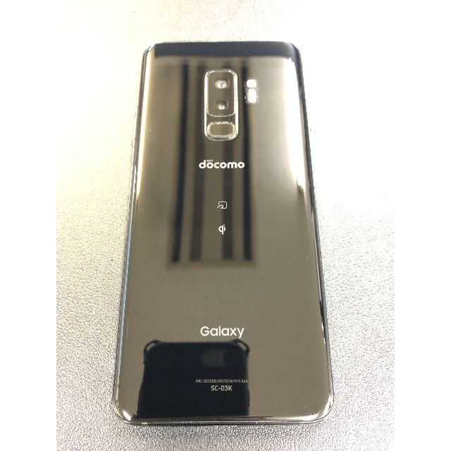 Galaxy S9 +Plusドコモ sc 03k BL訳あり SIMフリー付属品社外の赤色ケース