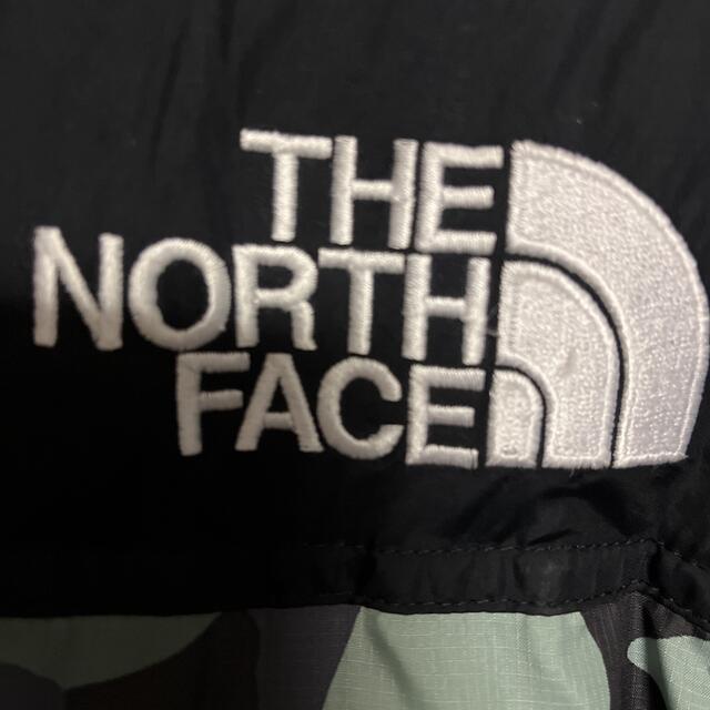 north face ヌプシ　迷彩　ダウンジャケット