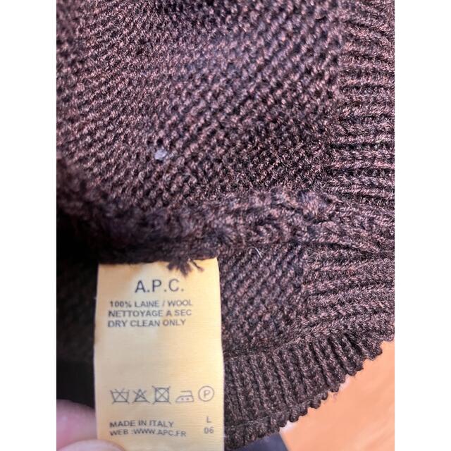 APC メンズ　ウールセーター　size S 超美品