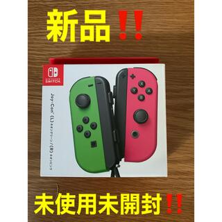 ニンテンドウ(任天堂)のNintendo Switch Joy-Con ネオンピンク ネオングリーン(その他)