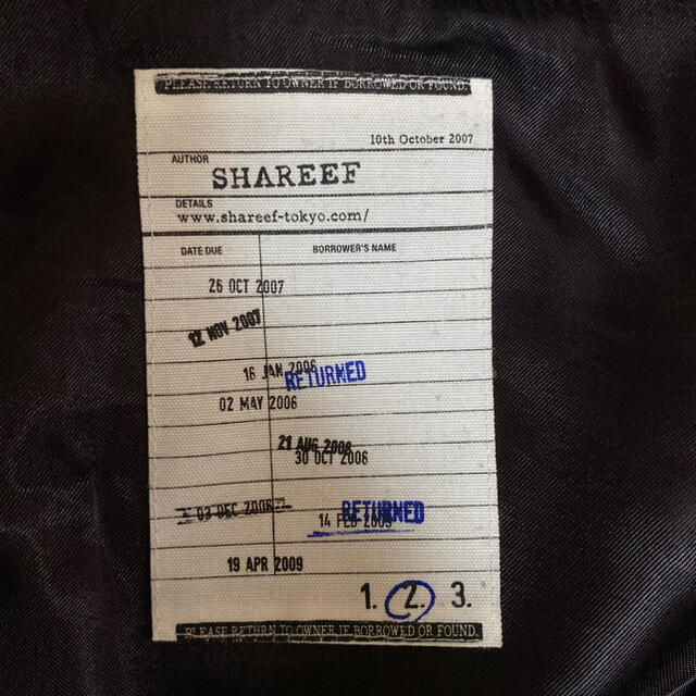 SHAREEF 18ss STUDIOUS別注ジップブルゾン 美品