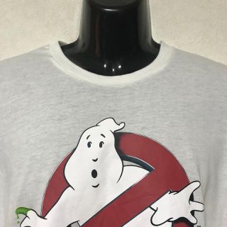 80s ゴーストバスターズ マシュマロマン ゆるダボ 映画 Tシャツ　L