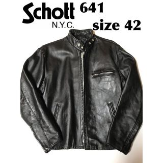 ショット(schott)のSchott ショット シングルライダースジャケット レザージャケット 641(ライダースジャケット)