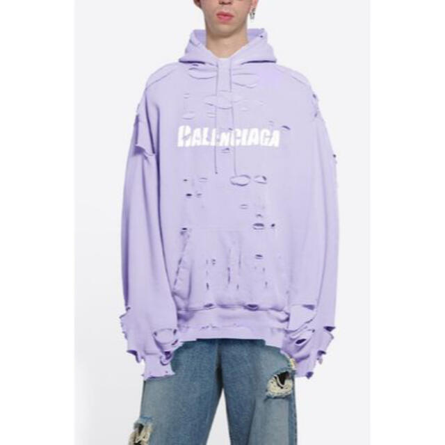 Balenciaga - BALENCIAGA デストロイフーディー 21ssの通販 by 3