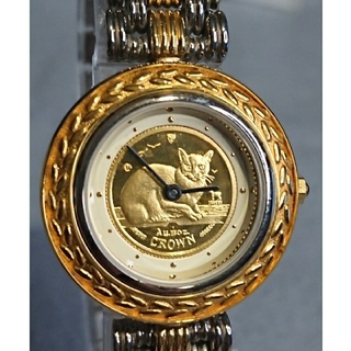 オーストリア造幣局800周年記念 ウィーン金貨腕時計 特別限定 K-24