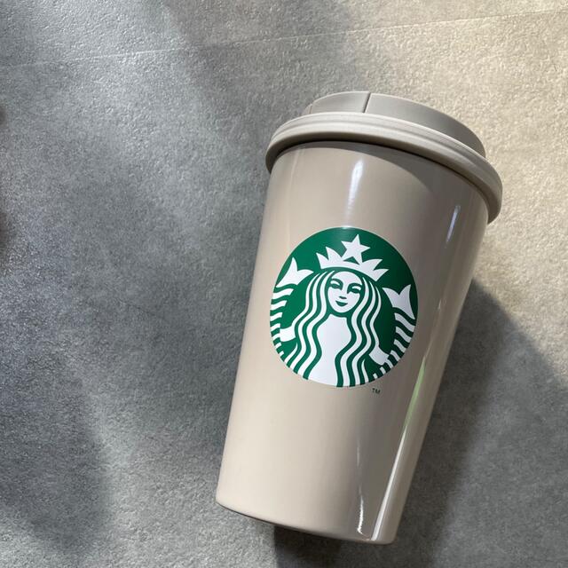 Starbucks Coffee - スタバ タンブラー グレージュ ベージュ 新品の