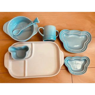 ルクルーゼ(LE CREUSET)のル・クルーゼ　離乳食　7点セット(離乳食器セット)