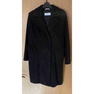 マックスマーラ(Max Mara)のMaxMareブラックコート⭐︎サイズ42(ロングコート)