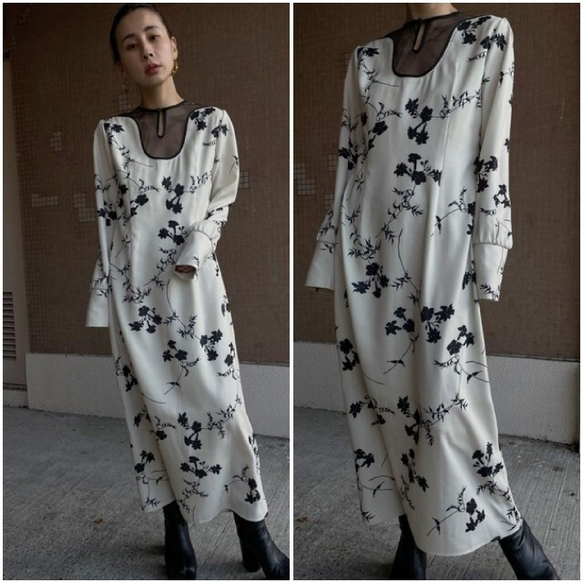 Ameri VINTAGE - AmeriVINTAGE 2way KEILY FLOWER PRINT ドレスの通販